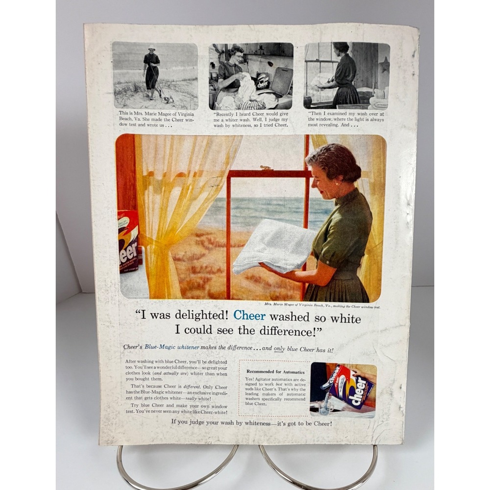 Vintage Good Housekeeping Magazine April 1957 Child Cover Mid Century Ads - Picture 2 of 11